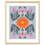 Orange Flower with pink buds thumbnail