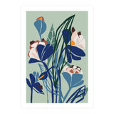 Florals At Night – Modern Illustration Light (Print Only) thumbnail