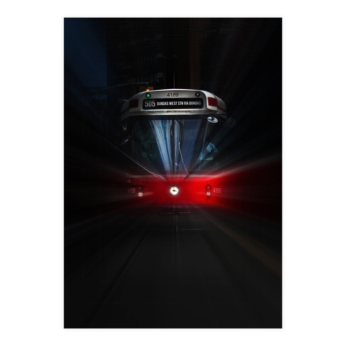 The 505 Dundas Streetcar 1 Color Flow Version (Print Only)