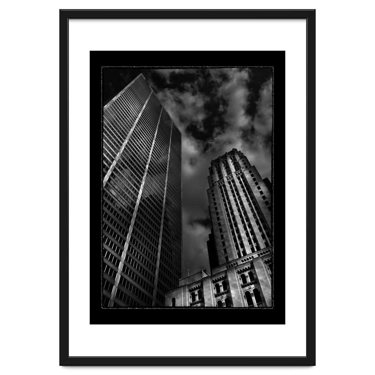 Commerce Court Courtyard View No 1 with Border