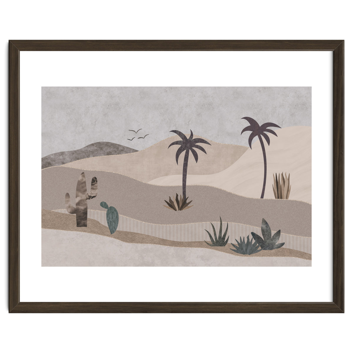 Abstract Landscape Calm Oasis