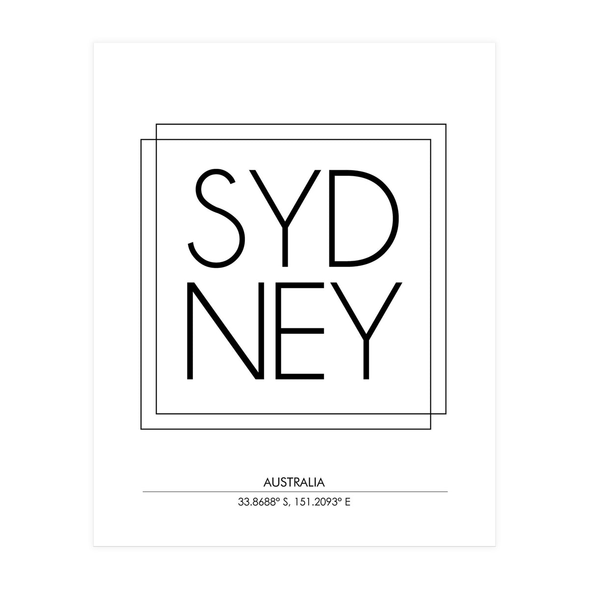 Sydney (Print Only)