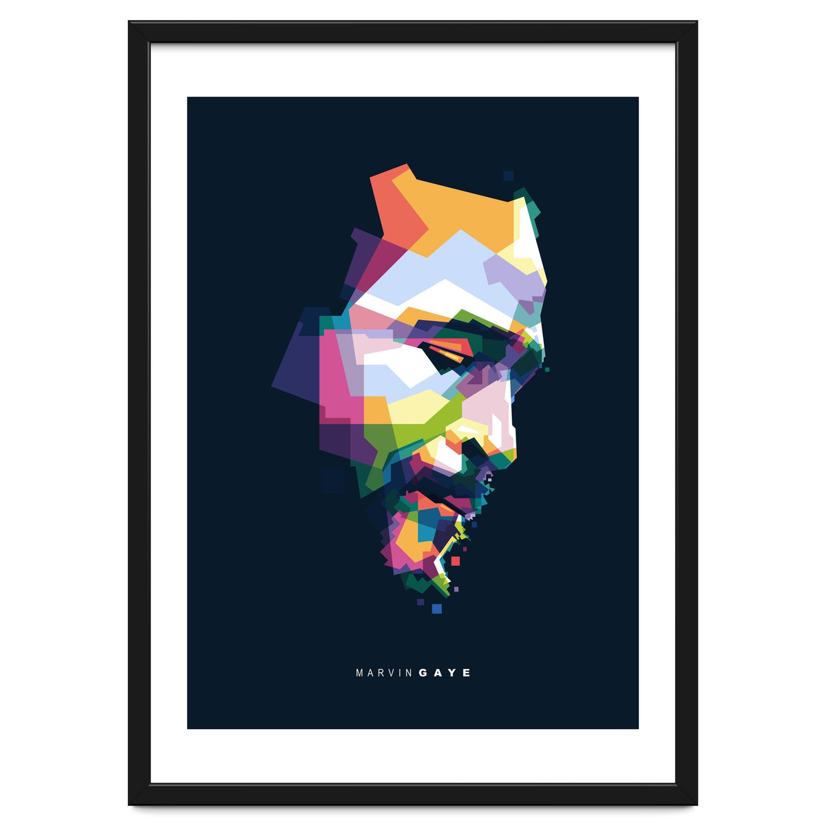 Marvin Gaye Pop Art WPAP