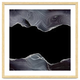 Black & Silver Glitter Agate Texture 04 thumbnail
