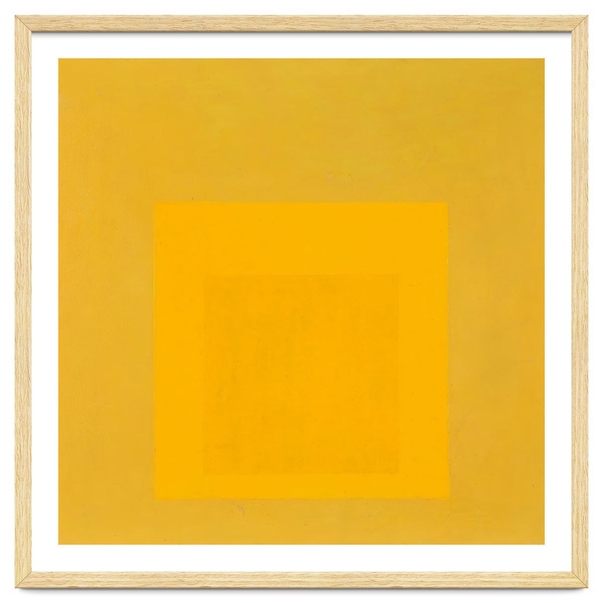 JOSEF ALBERS - HOMAGE TO THE SQUARE YELLOW