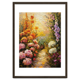 Golden Hour Summer Garden Path Oil Painting thumbnail