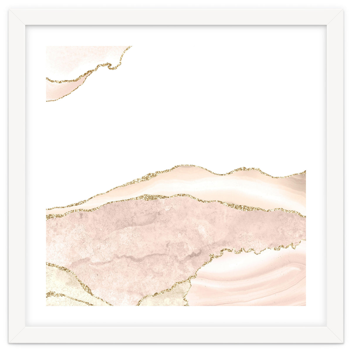 Ivory & Gold Agate Texture 08