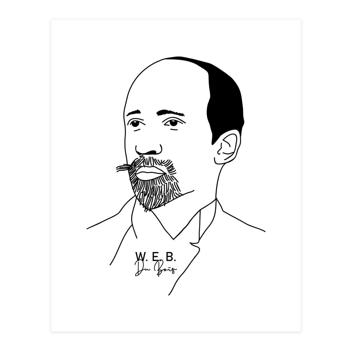 W. E. B. Du Bois Pan-Africanist Civil Rights Activist. (Print Only)