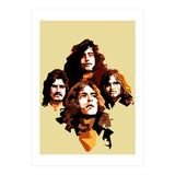 Retro Led Zeppelin Rock Blues Music (Print Only) thumbnail