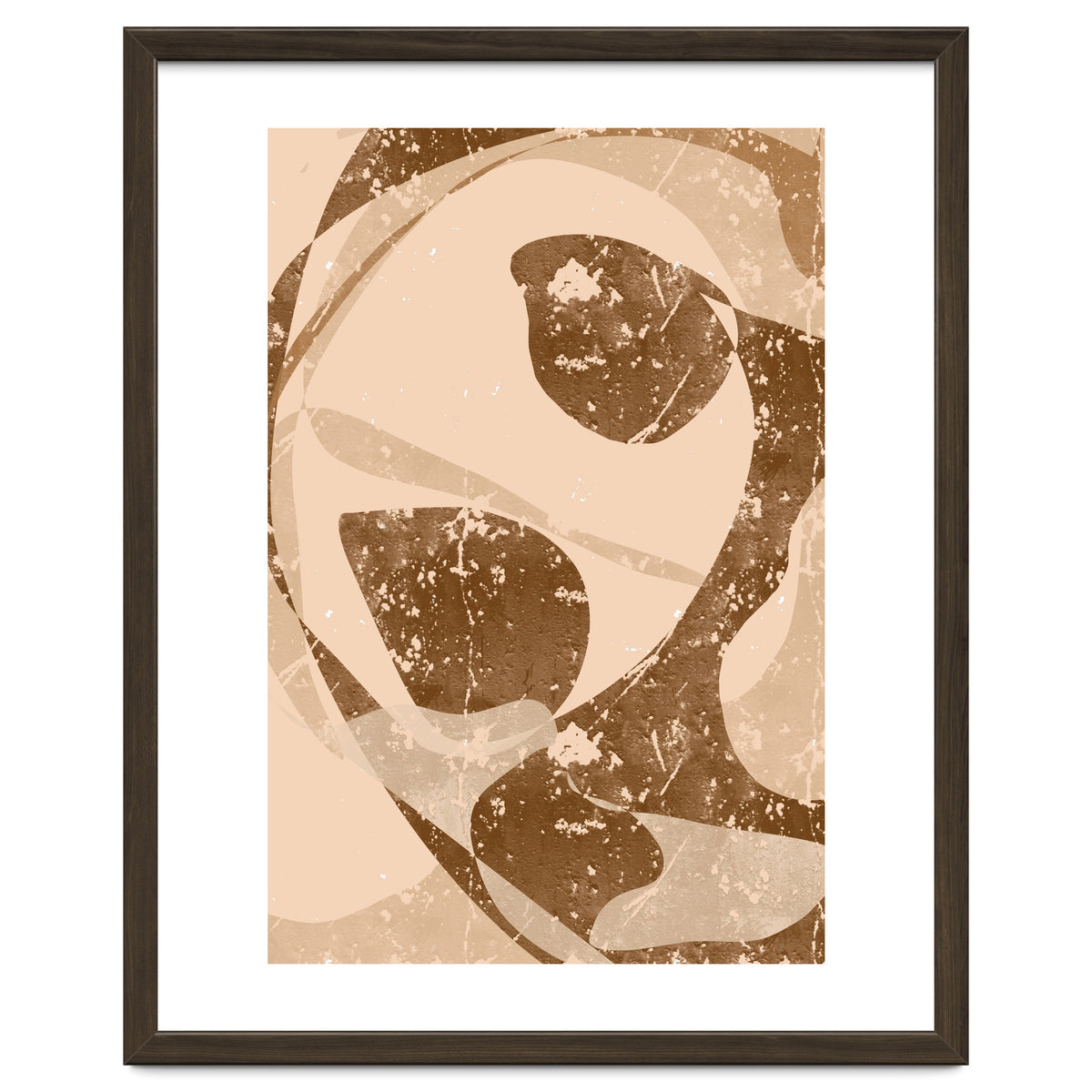 Abstract Brown Scratch