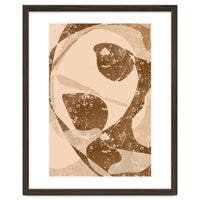 Abstract Brown Scratch