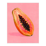 Papaya fruit illustration (Print Only) thumbnail