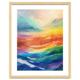 Vibrant Impasto Abstract Landscape Painting thumbnail