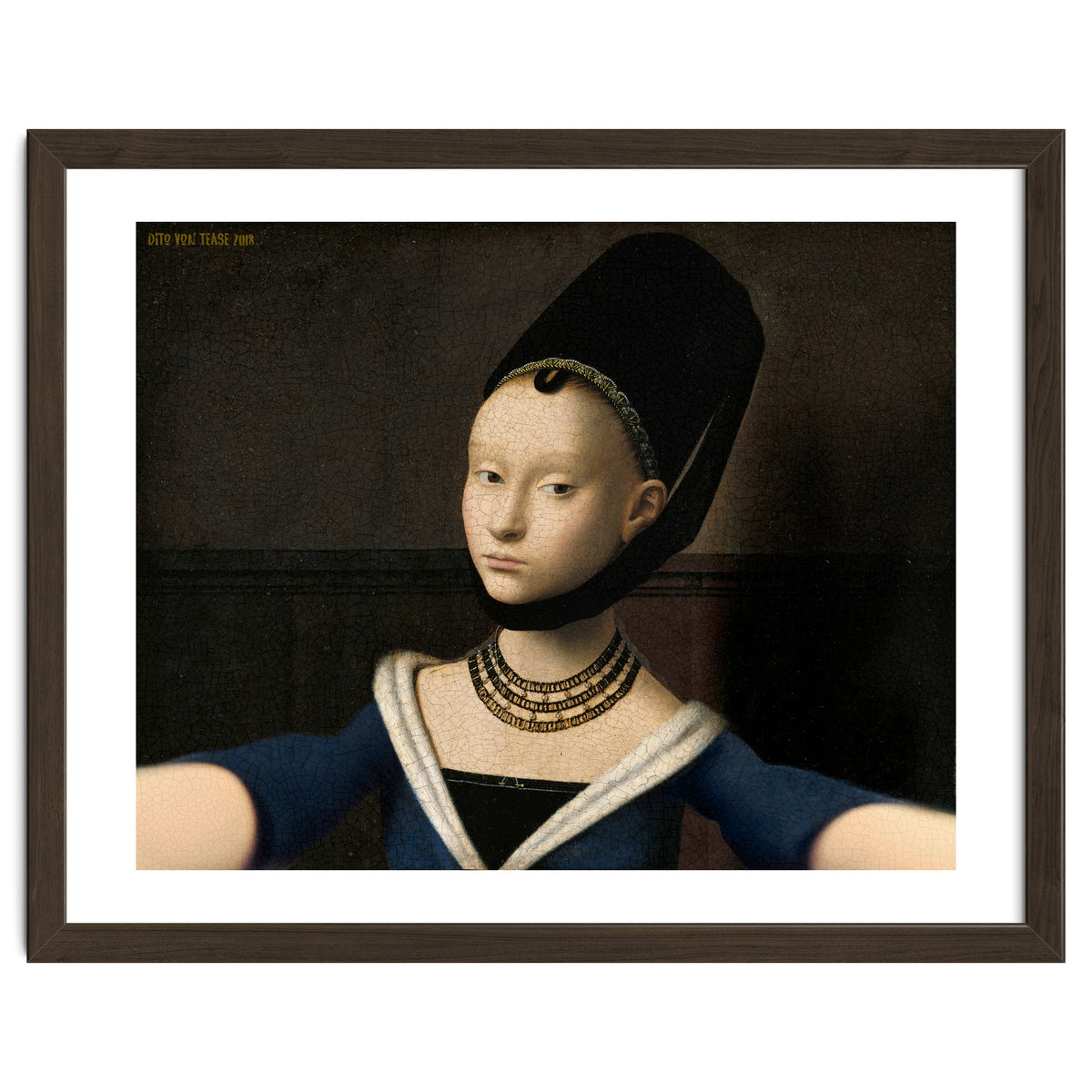 Petrus Christus  - Young Woman - Selfie