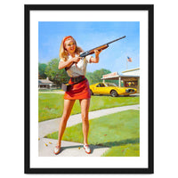 Pinup Shooting Girl