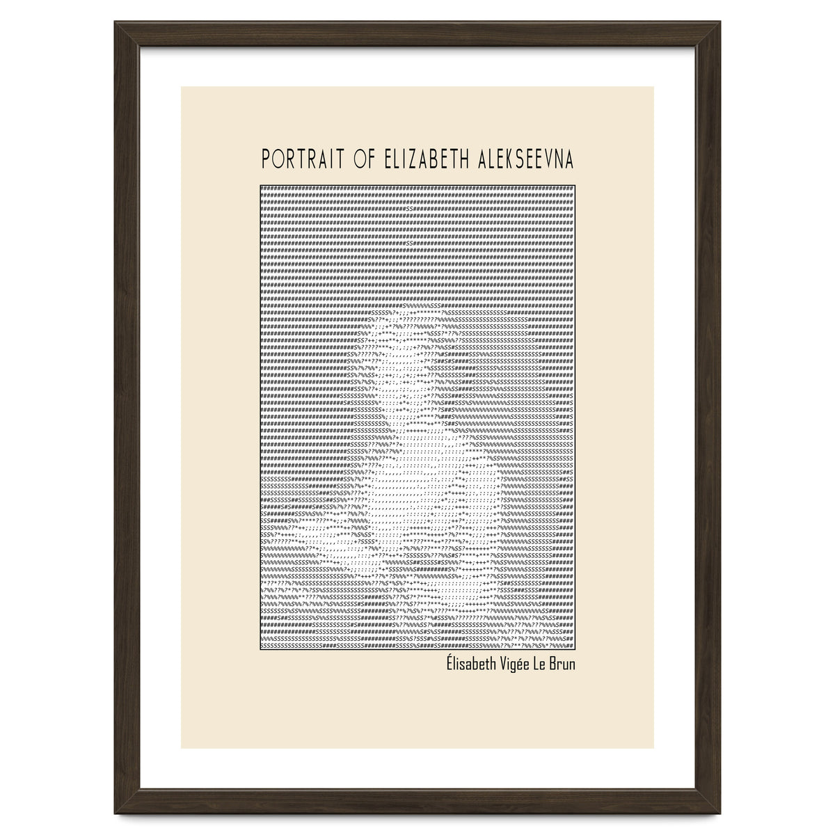 Portrait Of Elizabeth Alekseevna Wife Emperor Alexander I