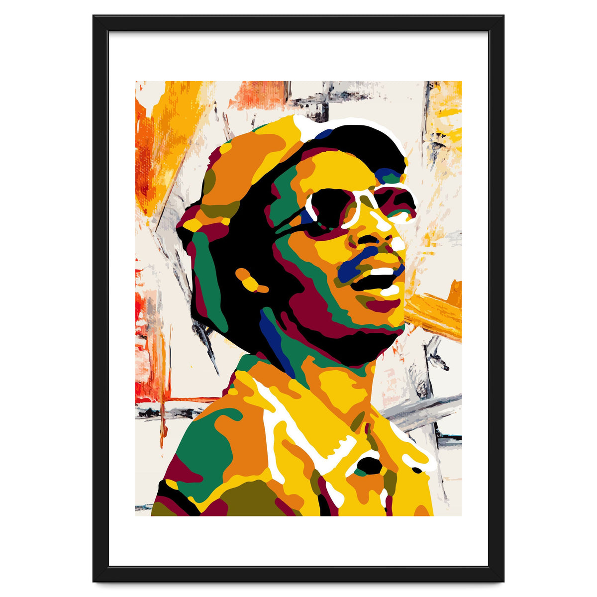 Stevie Wonder Retro Pop Art 3