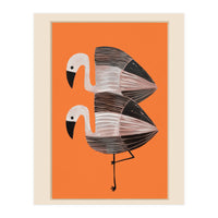 Tangerine Flamingos (Print Only)