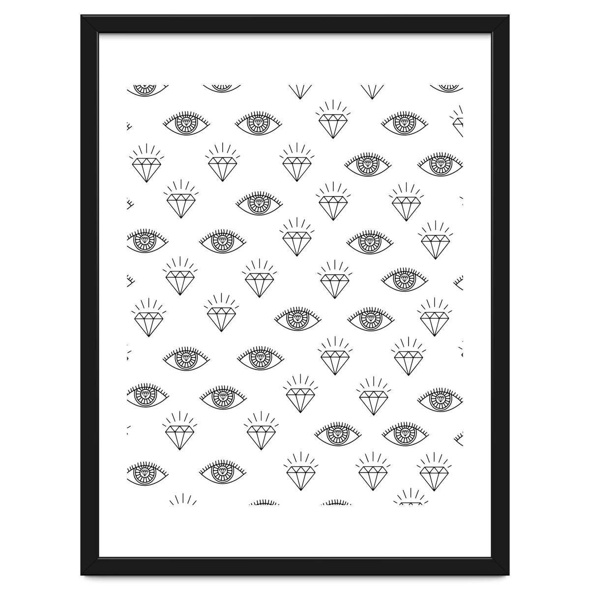 Diamond Eyes #society6 #decor #buyart