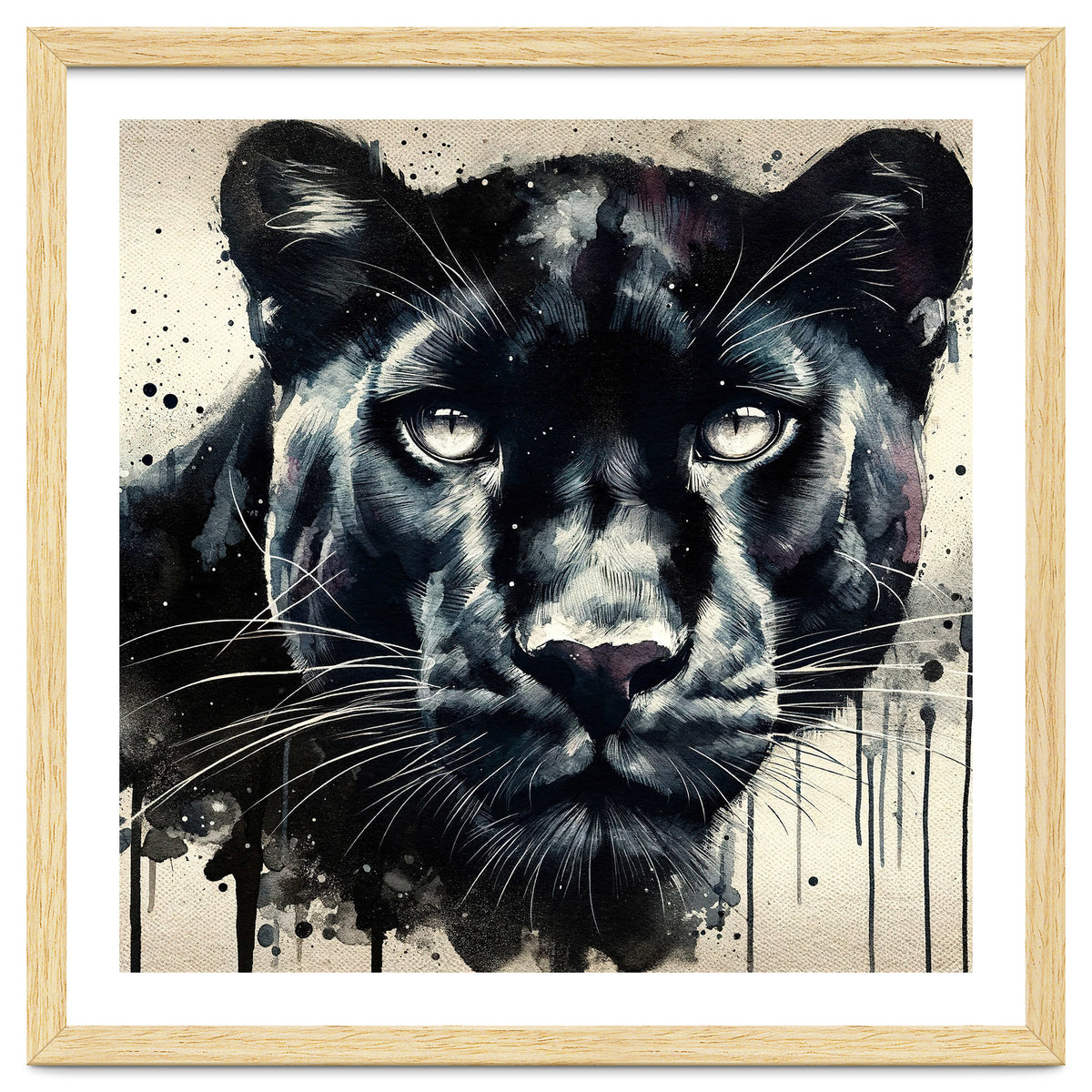 Watercolor Panther