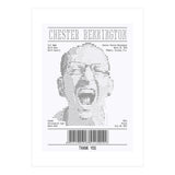 Receipt Art Chester Bennington (Print Only) thumbnail