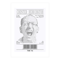 Receipt Art Chester Bennington (Print Only)