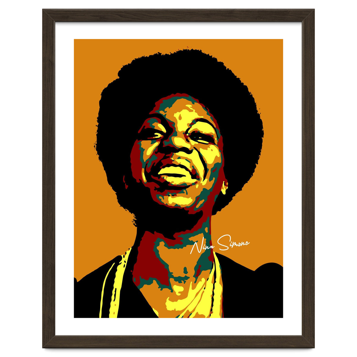 Nina Simone Music Legend in Pop Art