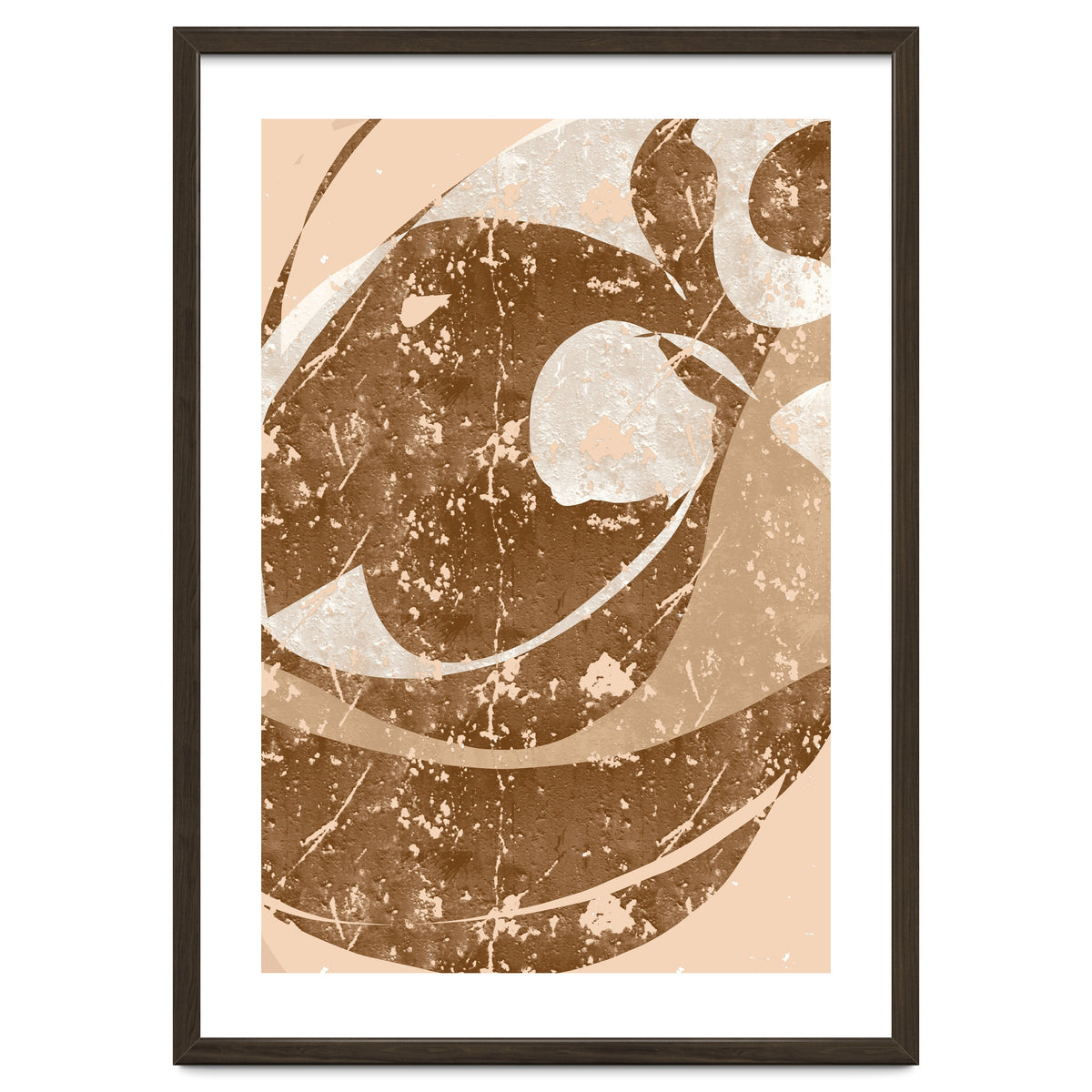 Brown Abstract Clash