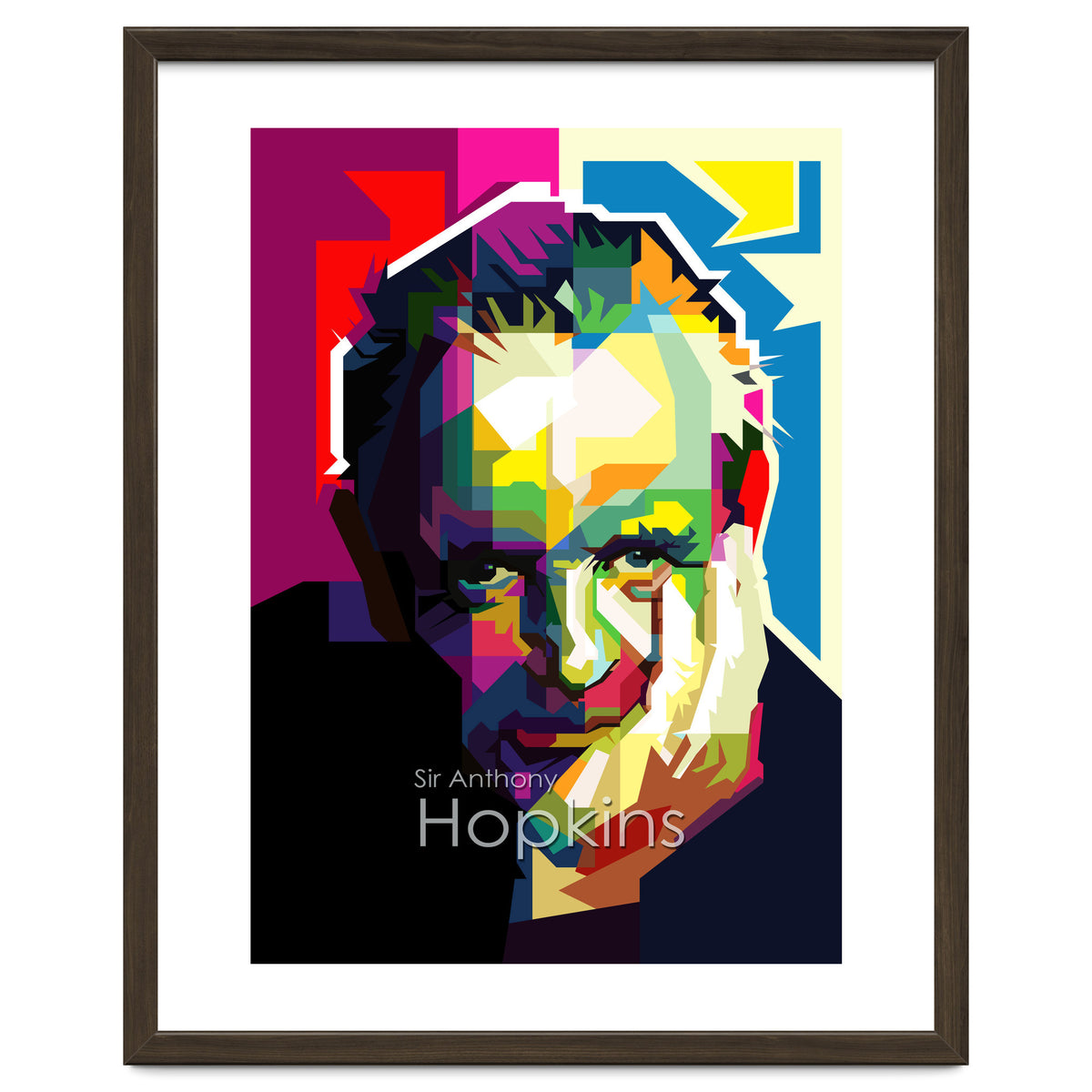 Sir Anthony Hopkins Pop Art WPAP