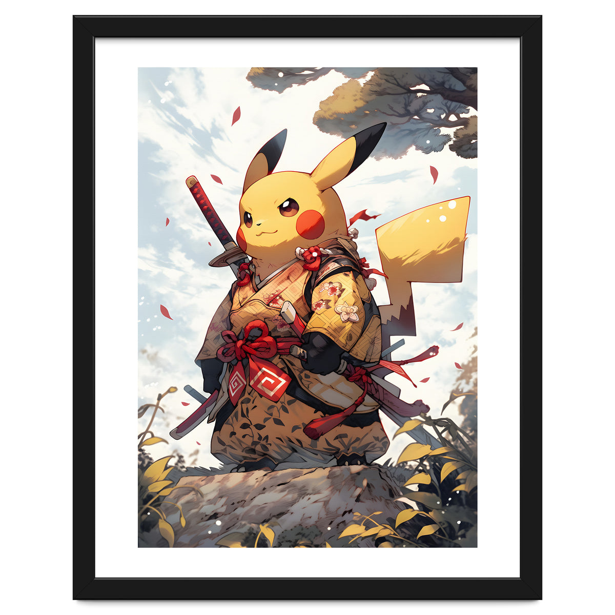 Pikachu Pokemon Samurai
