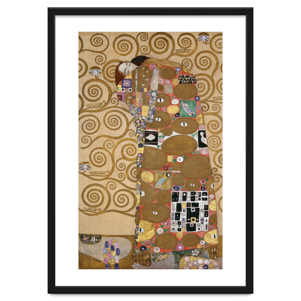 Sketches for the Frieze for the Palais Stoclet in Brussels, Belgium. Watercolour and pencil.