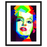 Marilyn Monroe Colorful Illustration Pop Art WPAP thumbnail
