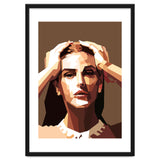 Monica Bellucci Actress Retro Art Illustration thumbnail