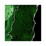 Green & Silver Agate Texture 01  (Print Only) thumbnail
