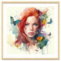 Red Hair Butterfly Light