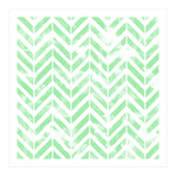 Shabby Green Chevron (Print Only) thumbnail