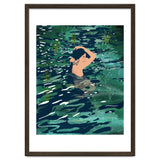 The Birth Of A Lake, Wild Nature Landscape Painting, Bohemian Woman Free Spirit thumbnail