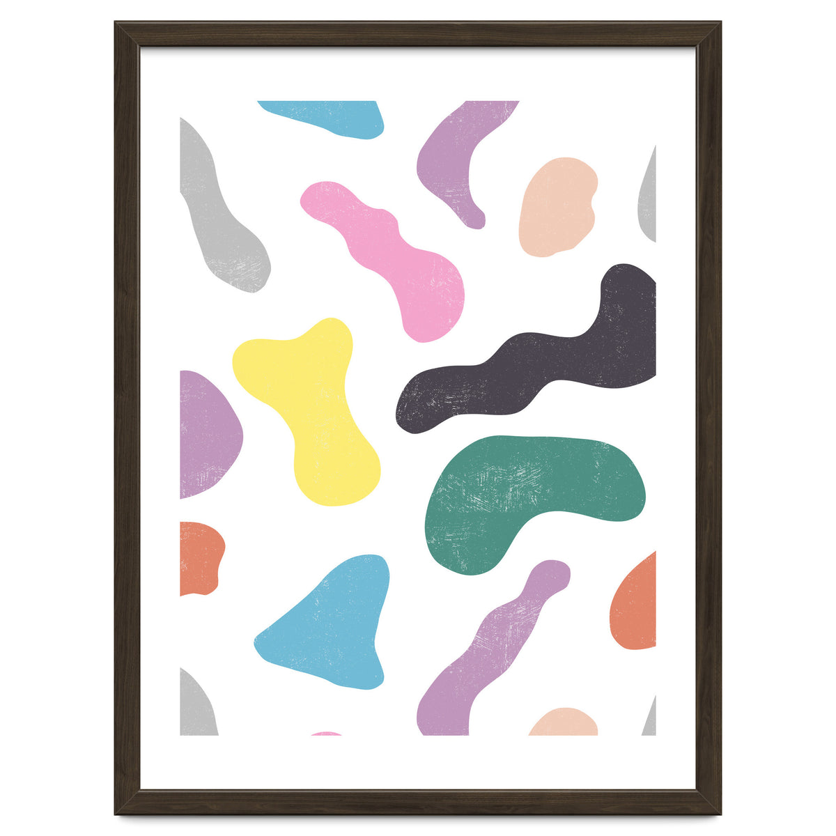 Abstract Organic Memphis Shapes