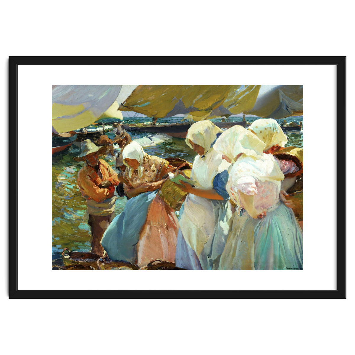 Joaquín Sorolla / 'Women of Valencia at the Beach', 1915, Oil on canvas, 93 x 126 cm.