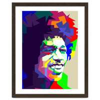 Jimi Hendrix Rock And Blues Music Pop Art