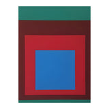 Josef Albers - HOMAGE TO THE SQUARE: Green, Red, Blue (Print Only) thumbnail