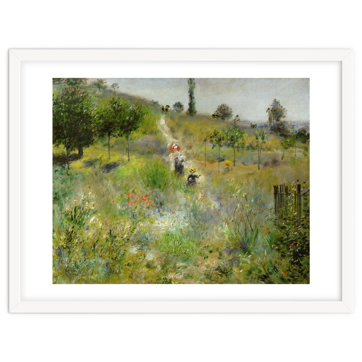 Chemin montant dans les hautes herbes. Oil on canvas (around 1875) 60 x 74 cm R. F. 2581.