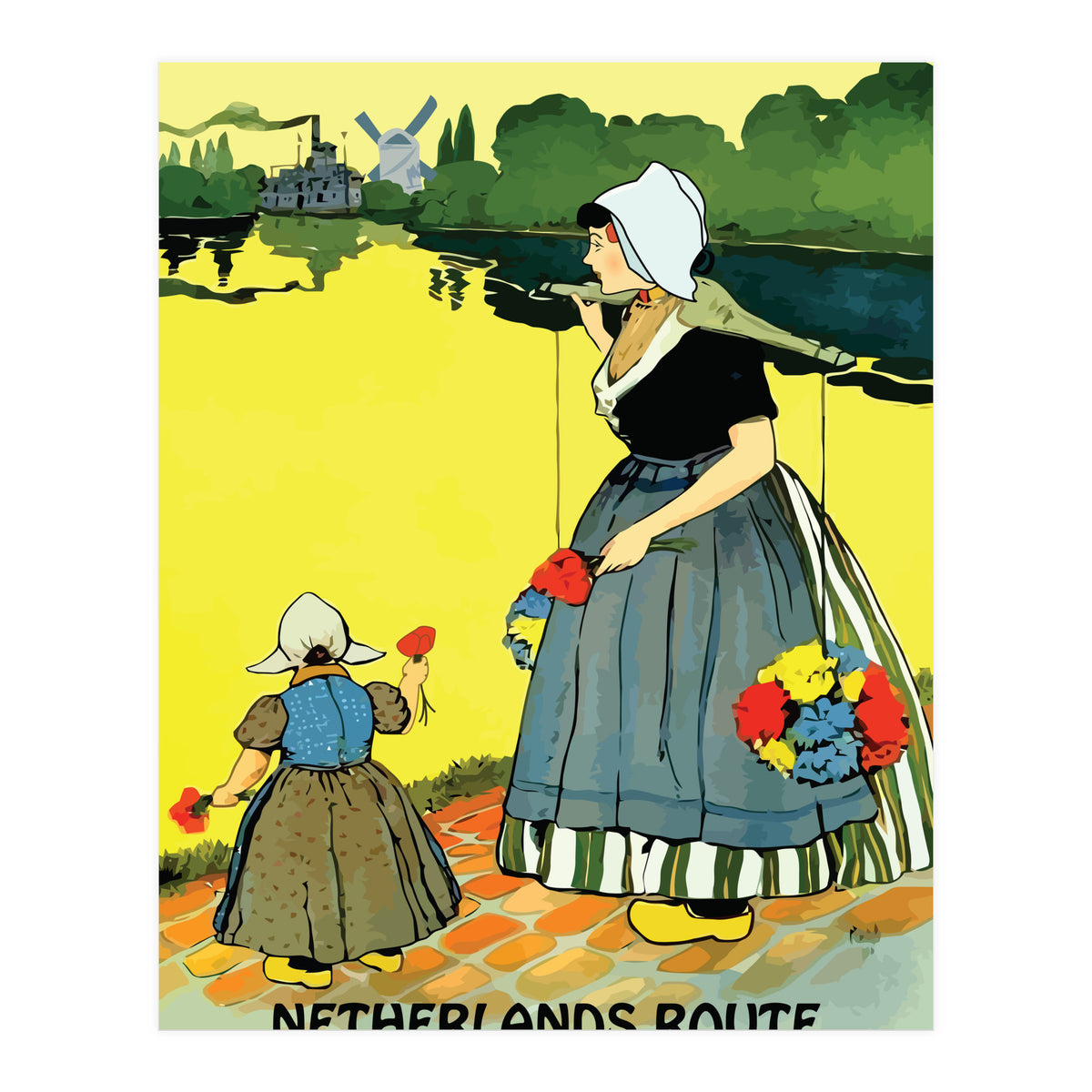 Netherlands, Sacramento River (Print Only)