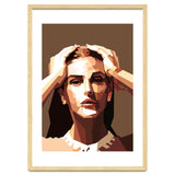 Monica Bellucci Actress Retro Art Illustration thumbnail