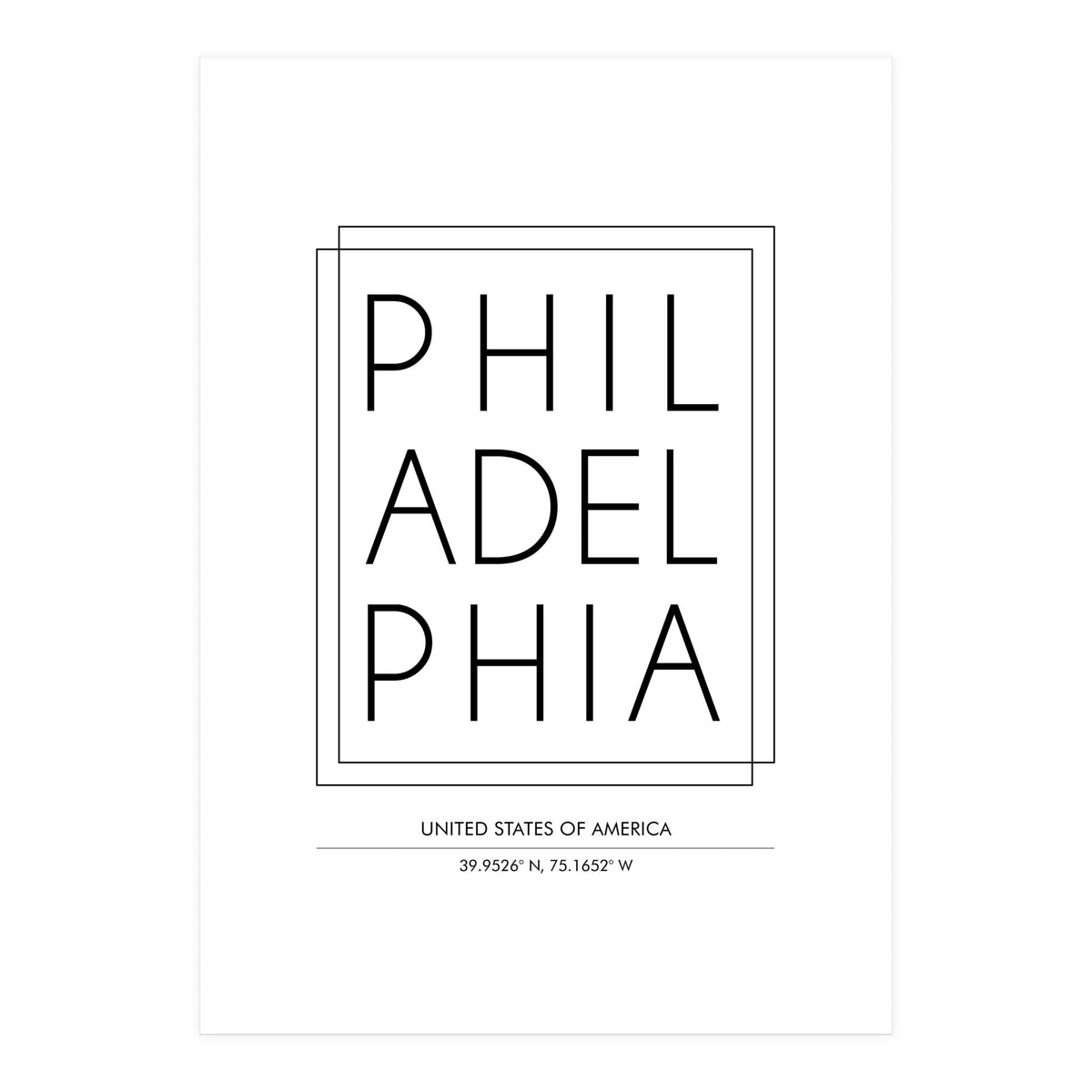 Philadelphia (Print Only)