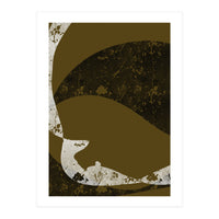 Black and White Rough Scratches (Print Only)