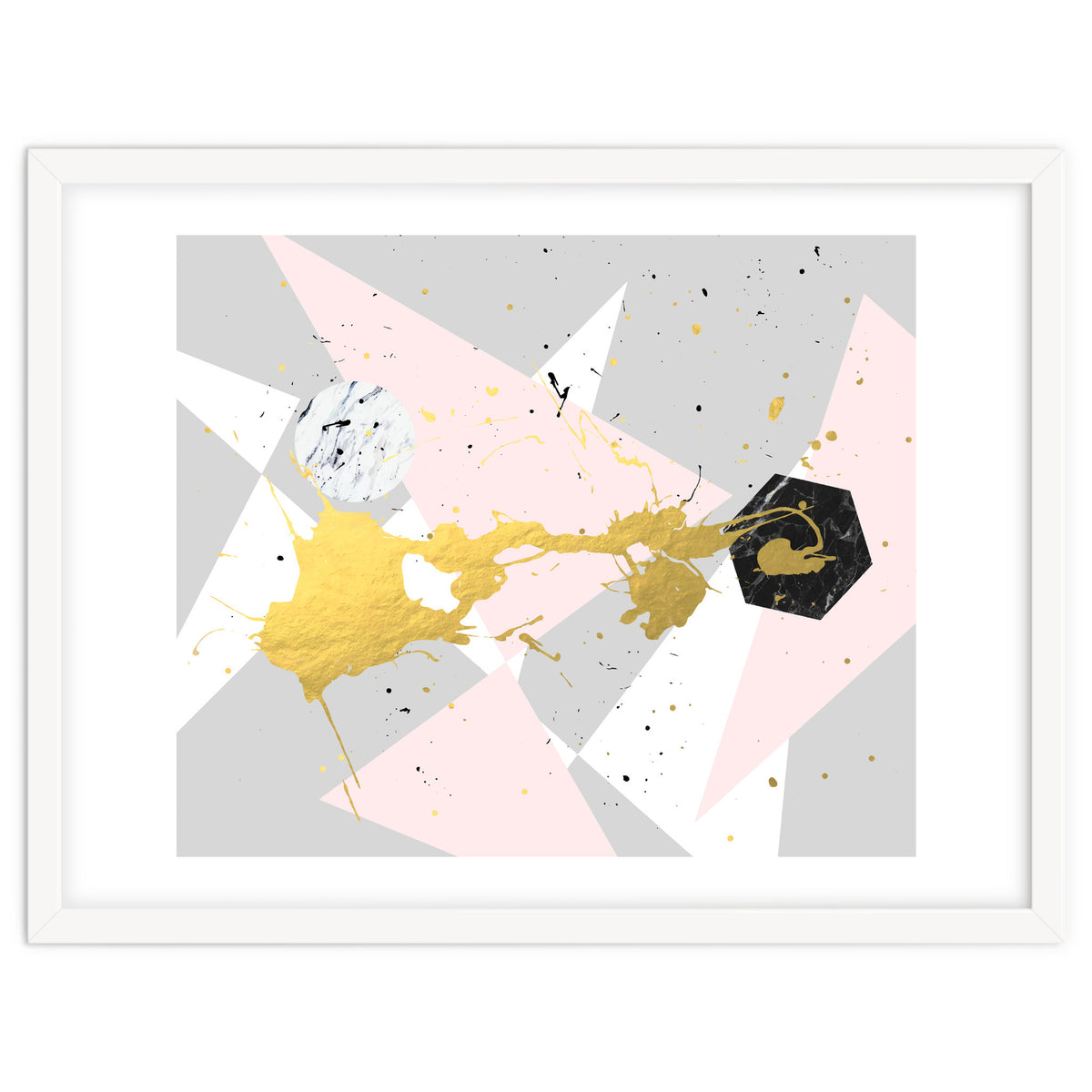 Gold Splatter #society6 #decor #buyart