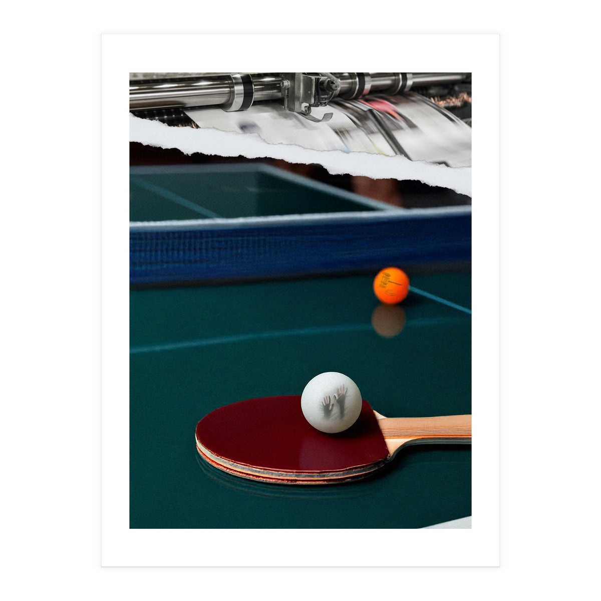 The Serve And Spin (Print Only)