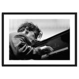 Pianist Glenn Gould with the Berlin  Philharmonic Orchestra under Herbert von Karajan. Berlin,1957. thumbnail