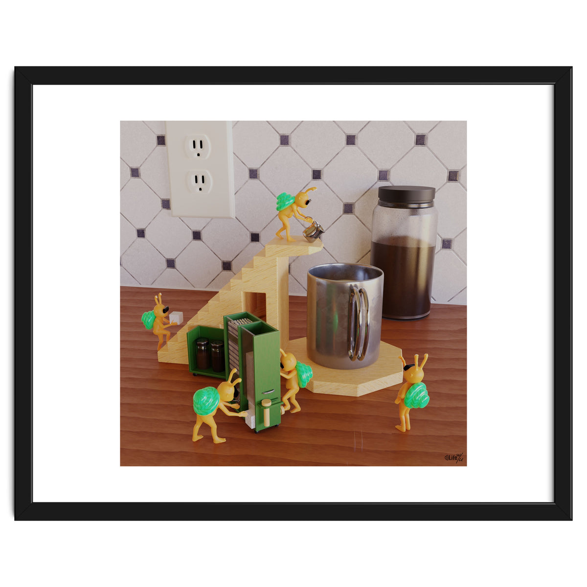 Coffee Support - angle #1 (Lwuba 038 Coffee Support 01)